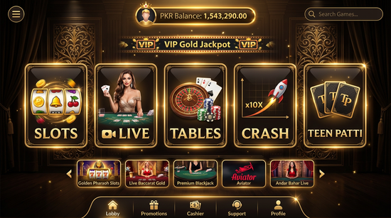 Main screen of B77 Bet casino page for PK players